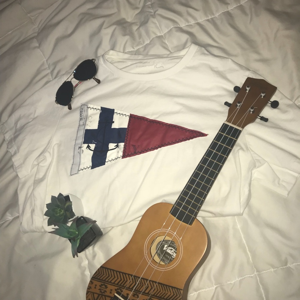 White Flag Shirt